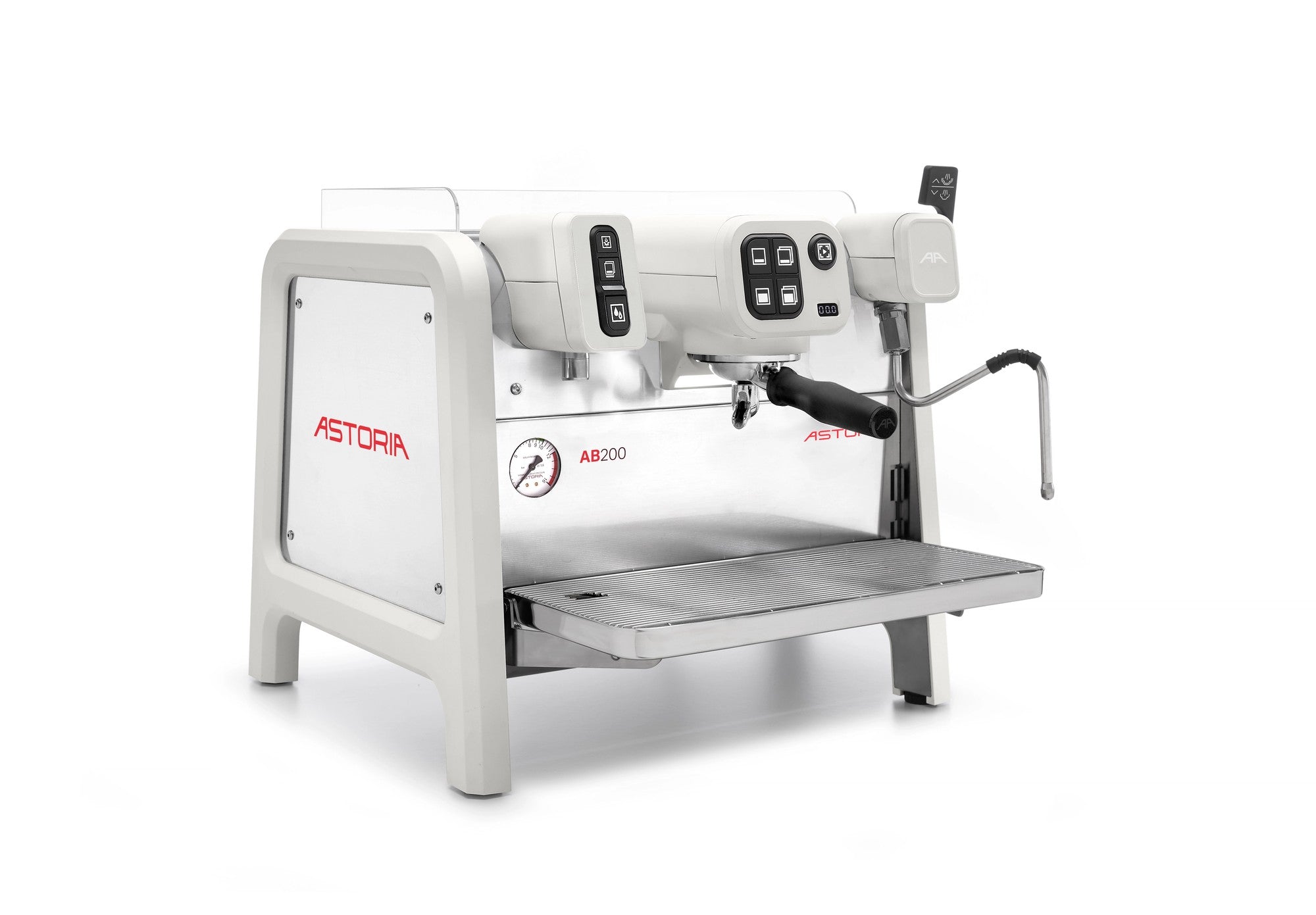 Astoria AB200 one-group espresso machine in white