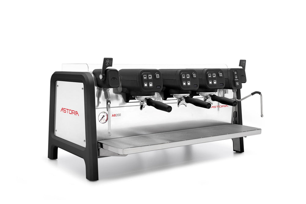 Astoria AB200 three-group espresso machine in black