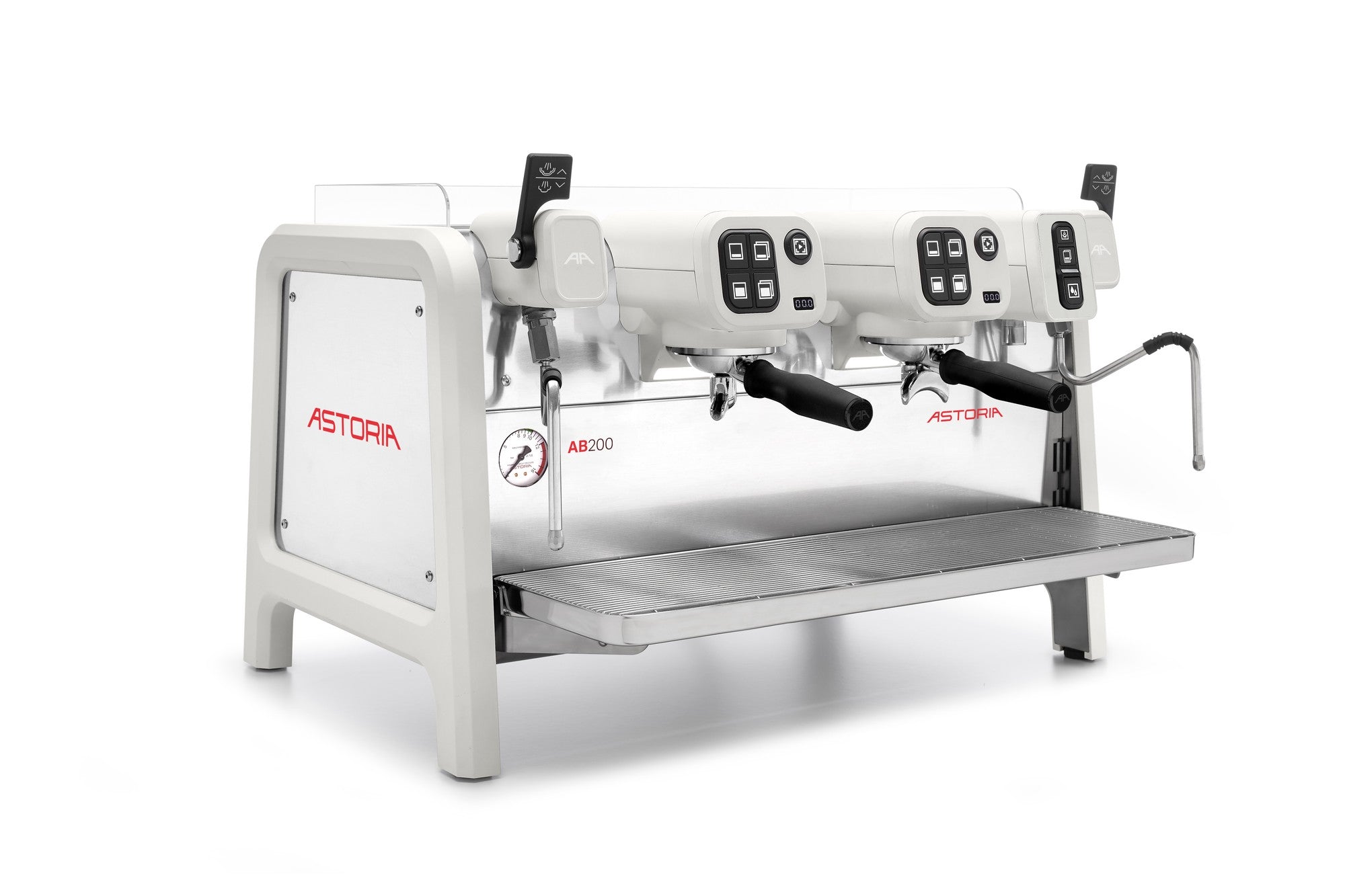 Astoria AB200 two-group espresso machine in white
