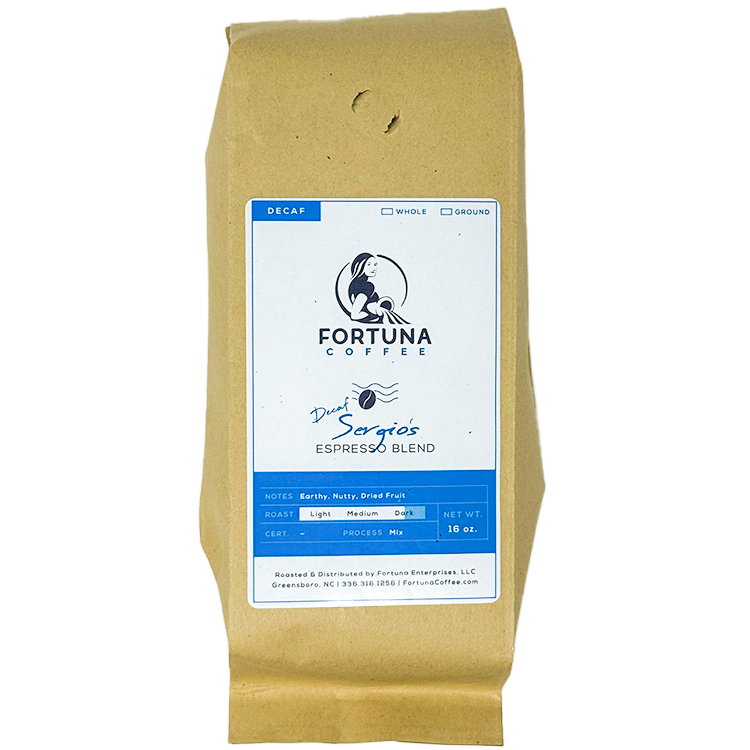 Organic Decaf Sergio's Espresso