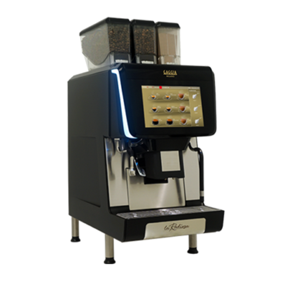 Gaggia La Radiosa Super-Automatic Espresso Machine – Touchscreen, EvoMilk System, and Dual Bean Hoppers