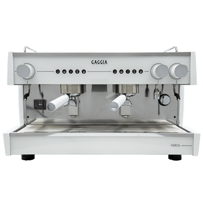 Gaggia Vetro 2-Group Commercial Espresso Machine – Tempered Glass Panel, Volumetric Dosing, and Italian Reliability
