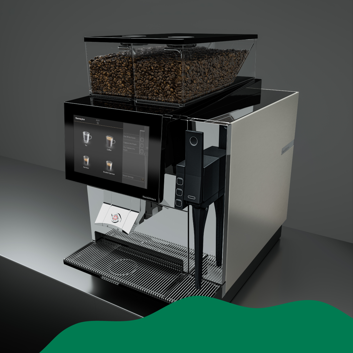 Thermoplan Black&White4 – Super Automatic Espresso Machine CTS – Tabor ...