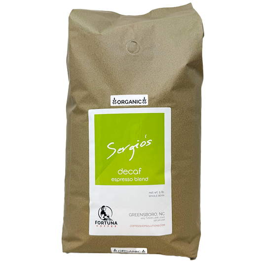 Organic Decaf Sergio's Espresso