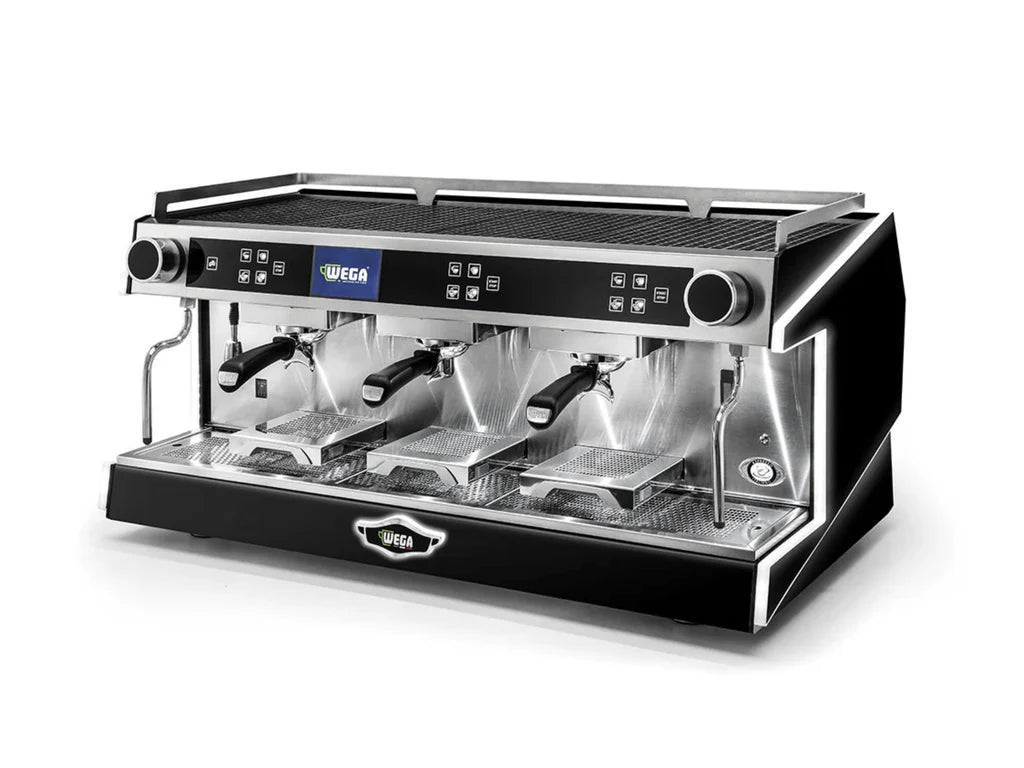 Wega Urban 3-Group Commercial Espresso Machine – Multi-Boiler, Cool-Touch Steam Wands, Touchscreen Control