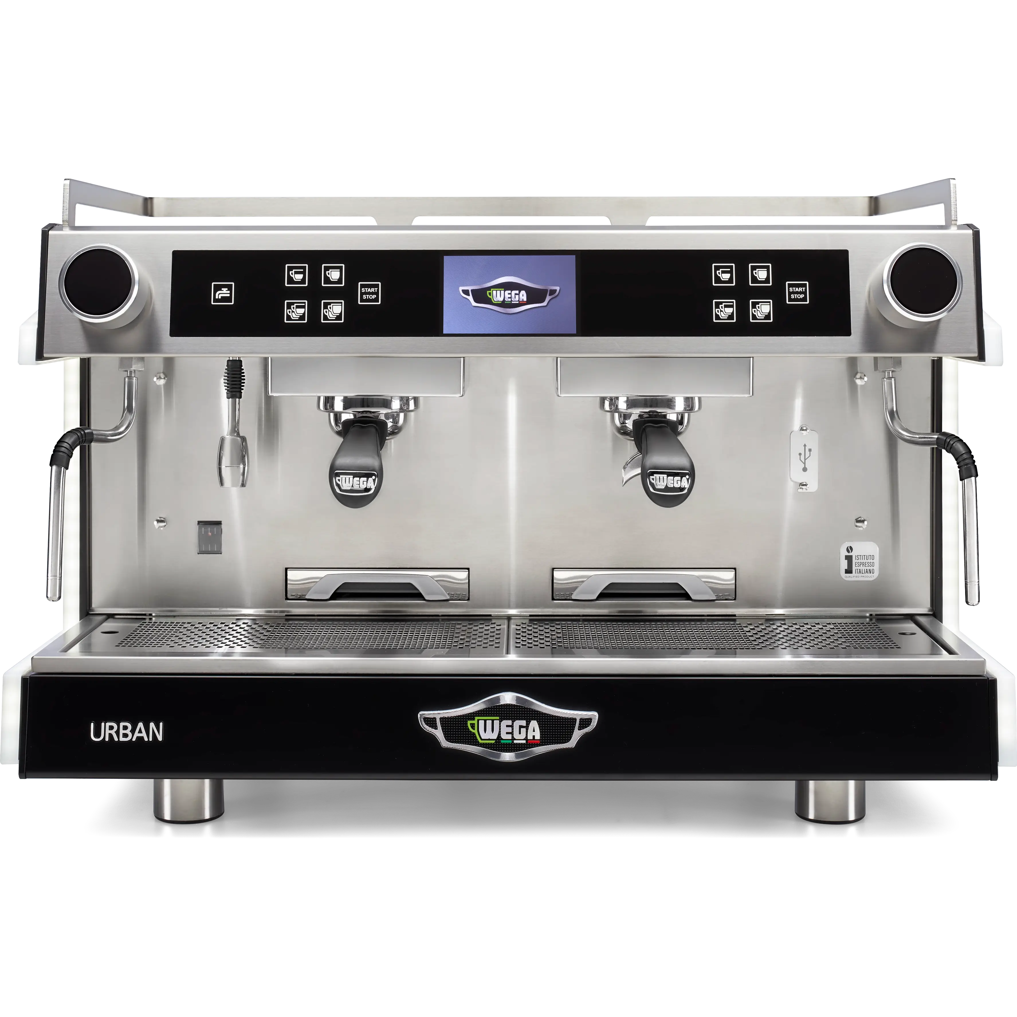Wega Urban 2-Group Commercial Espresso Machine – Multi-Boiler, Touchscreen, Low Profile