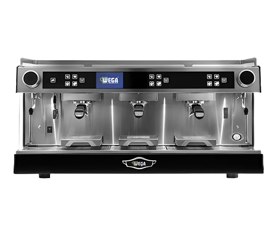 Wega Urban 3-Group Commercial Espresso Machine – Multi-Boiler, Cool-Touch Steam Wands, Touchscreen Control