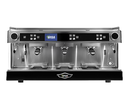 Wega Urban 3-Group Commercial Espresso Machine – Multi-Boiler, Cool-Touch Steam Wands, Touchscreen Control