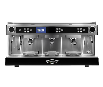 Wega Urban 3-Group Commercial Espresso Machine – Multi-Boiler, Cool-Touch Steam Wands, Touchscreen Control
