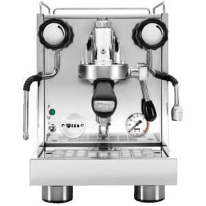 silver wega mini espresso machine